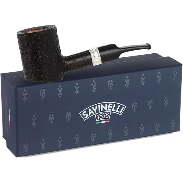 Amazon | Savinelli Oceano 804 KS 素朴なタバコパイプ